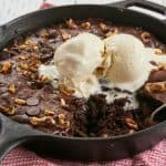 Skillet brownie